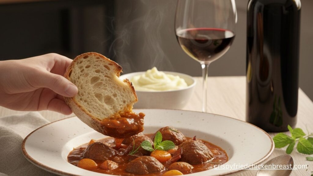 Lamb Stew serving suggestion