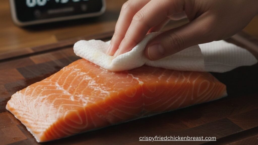 1st step for making Grilled Salmon 