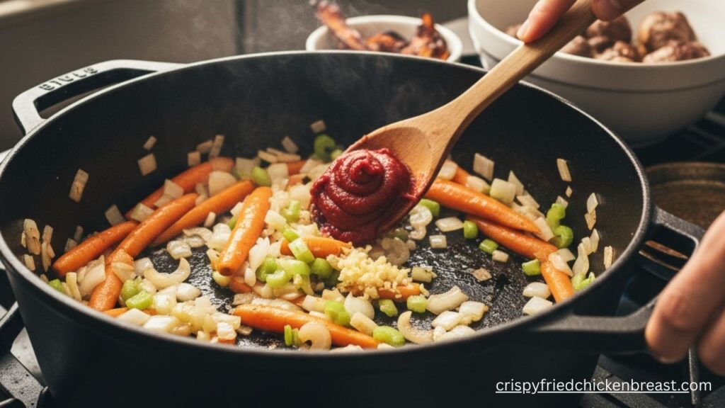 2nd step for making Lamb Stew