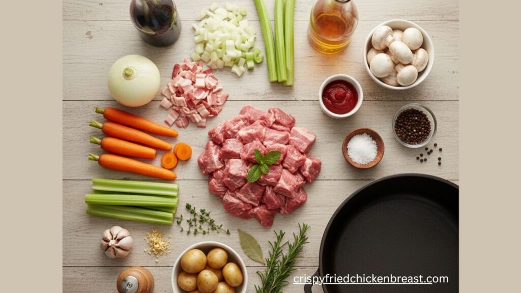 For Lamb Stew All Ingredients
