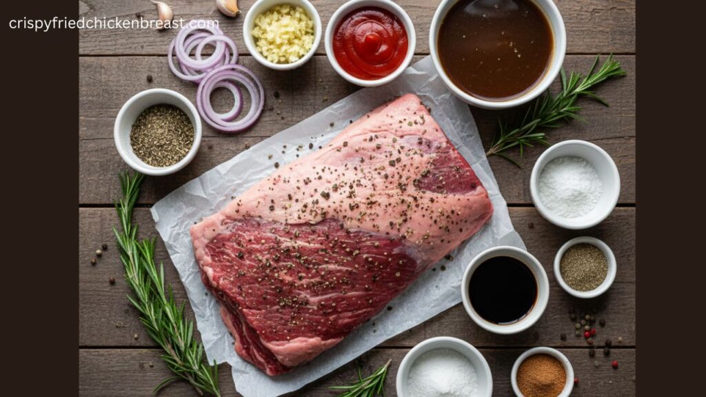 Slow-cooked beef brisket needed ingredient