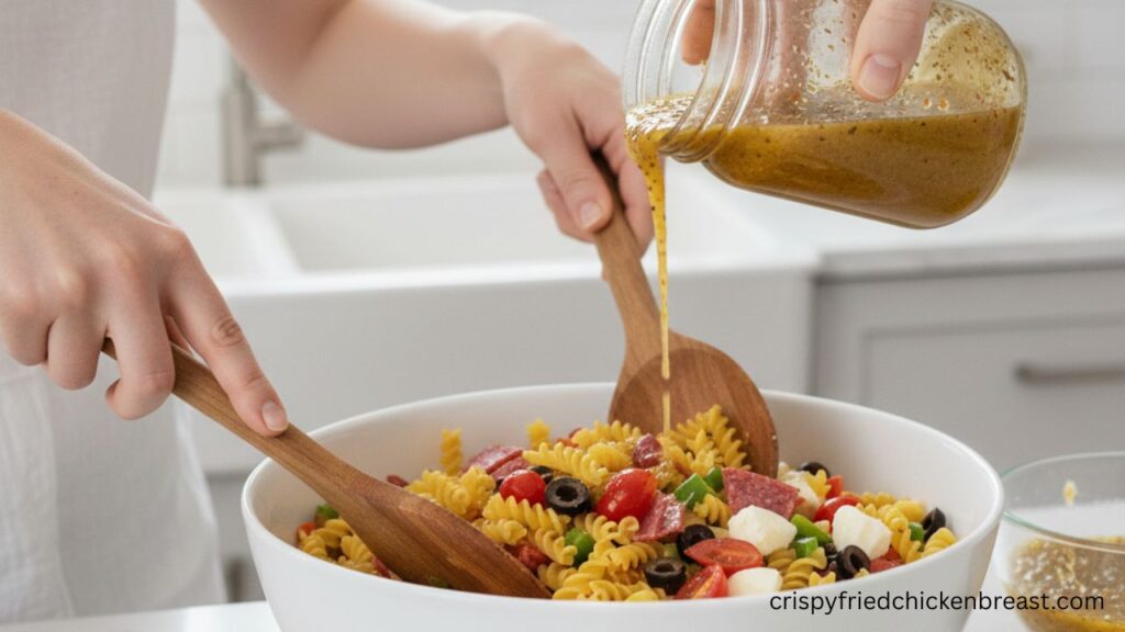 4th step for making Easy Pasta Salad