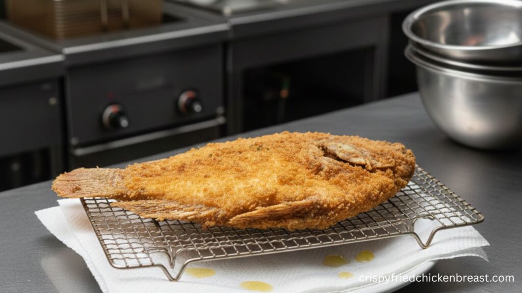 4th step for making For Crispy Fried Tilapia Fish