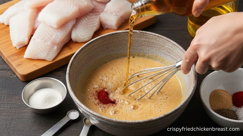 4th step for making The Most Crunchiest Beer Battered Fish