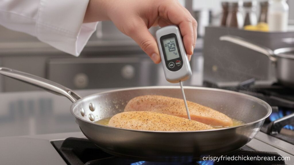 6th step's image for Perfect Pan-Fried Chicken Breast