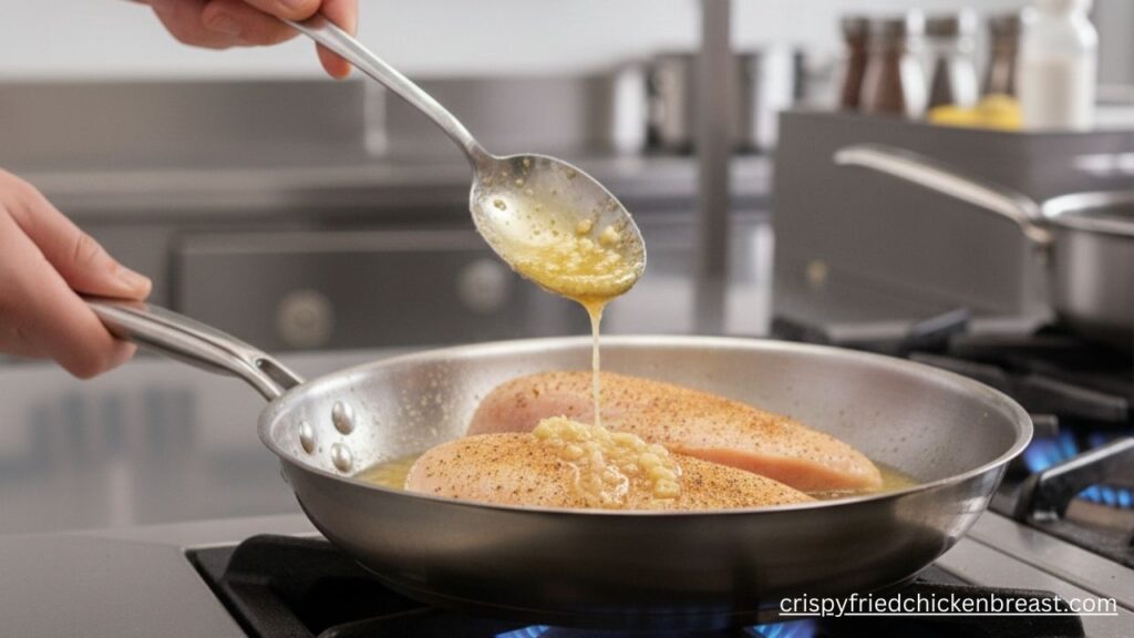 5th step's image for Perfect Pan-Fried Chicken Breast