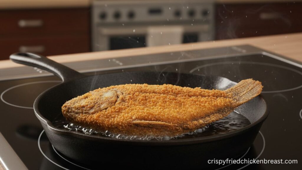 3rd step for making For Crispy Fried Tilapia Fish
