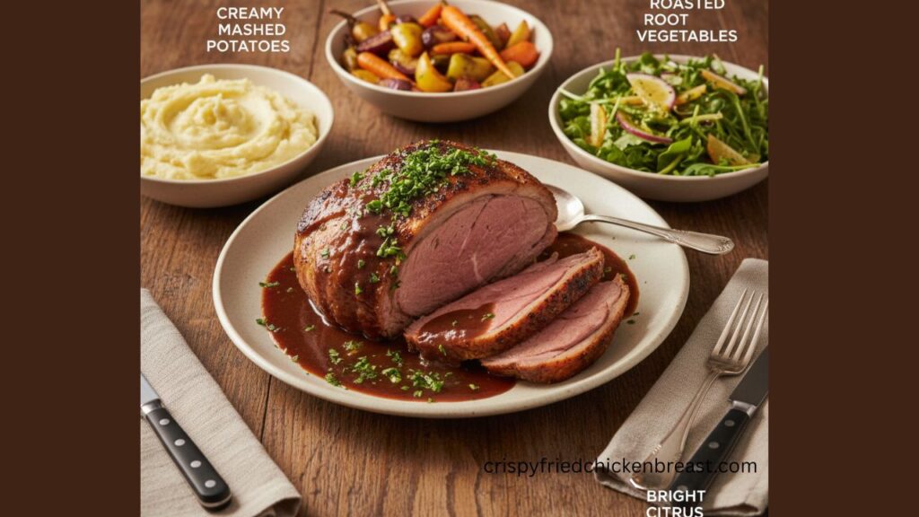 Braised Lamb Shoulder Final Image Dish Out