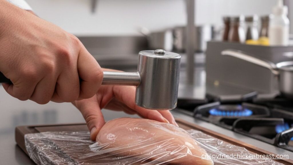1st step's image for Perfect Pan-Fried Chicken Breast