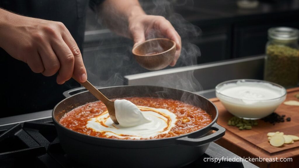 4th step for making Lamb Rogan Josh
