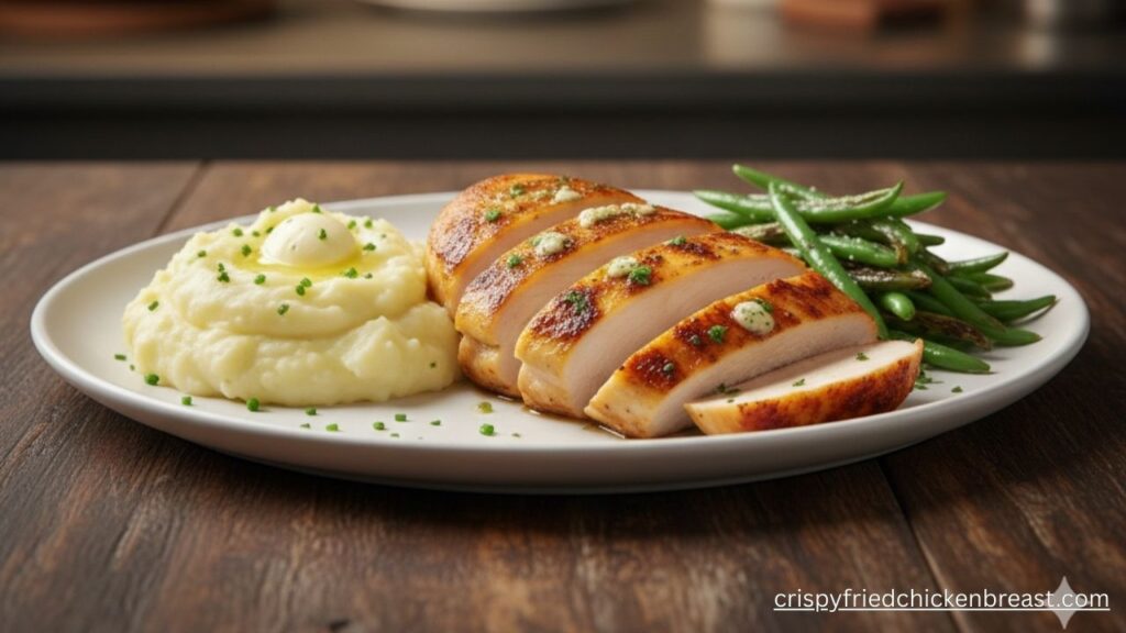 Perfect Pan-Fried Chicken Breast title image tender and juicy
