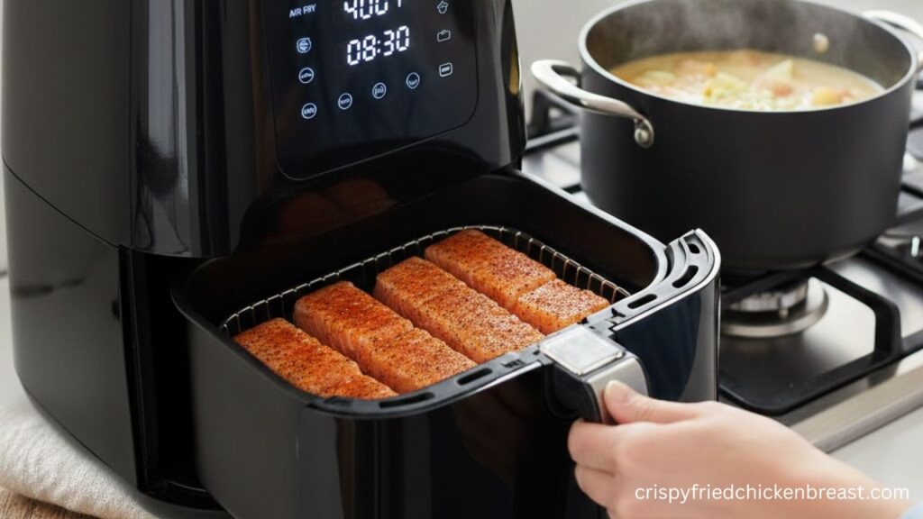 2nd step for making Air Fryer Fish Chowder