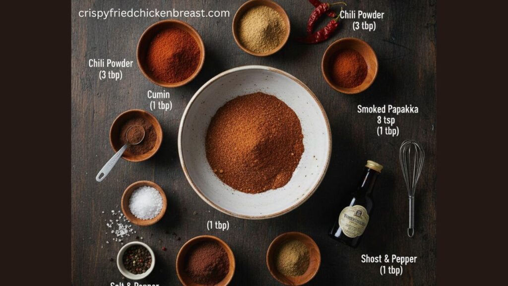 Classic Beef Chili special spices witch need