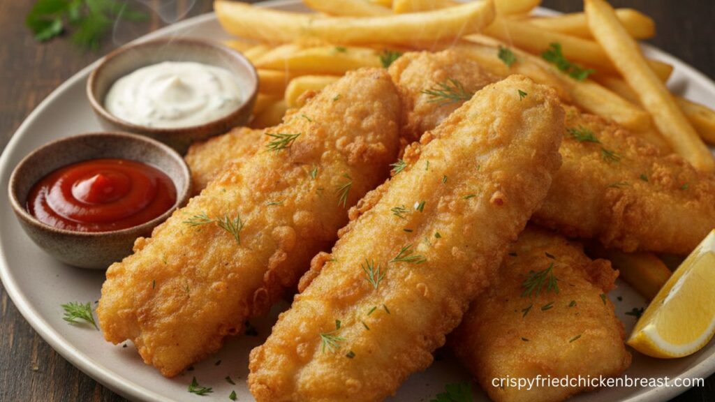 The Most Crunchiest Beer Battered Fish Final Image