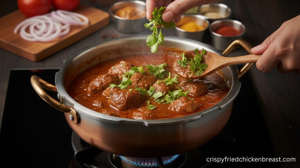 5th step for making Indian Lamb Curry