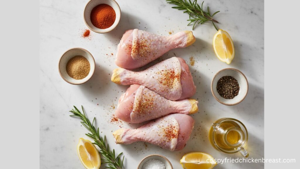Oven Baked Chicken Legs Ingredients Needed