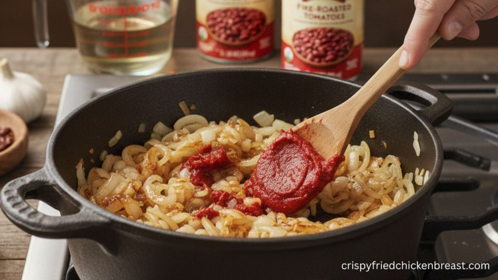 2nd step to make Classic Beef Chili