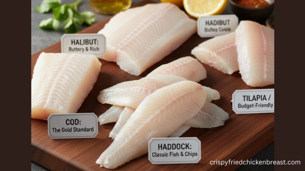 Different fishes for making The Most Crunchiest Beer Battered Fish