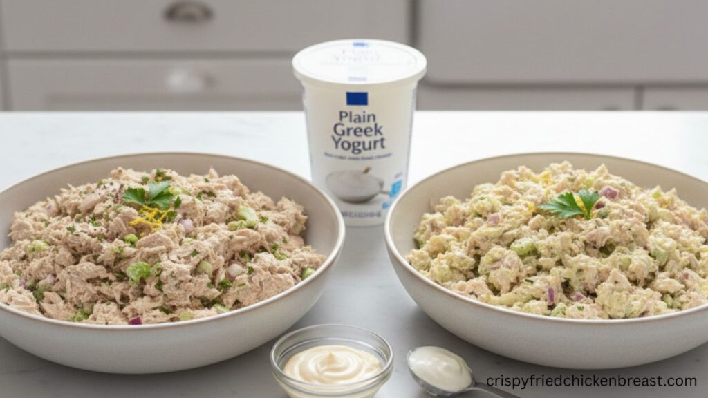 The Best Tuna Salad Without Plain Greek Yogurt and with Plain Greek Yogurt