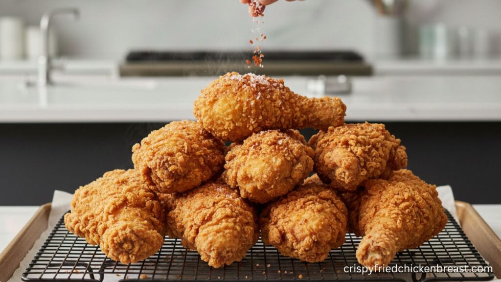 5th step to make the Spicy Southern Fried Chicken